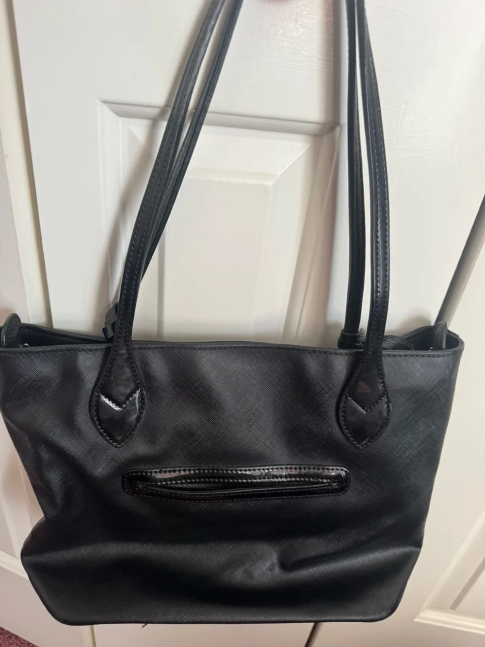 Brighton Black Women's Tote Bag with Decorative Medallion